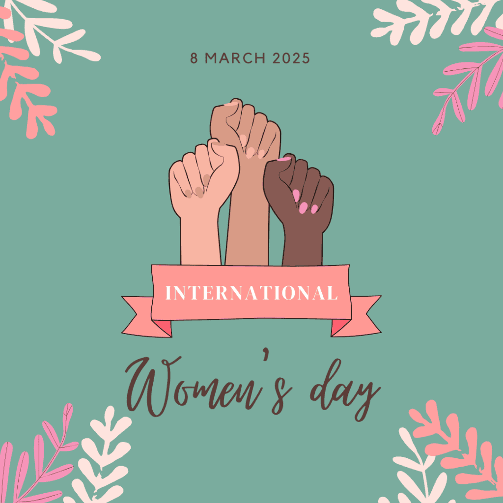 International Womens day picture, for the blog about womens mental health